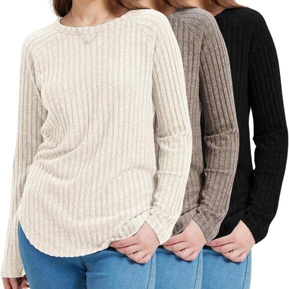 Versatile Lightweight 2/3 Pack Tunic Tops for Women - Fall Fashion Essentials - Picture 1 of 6
